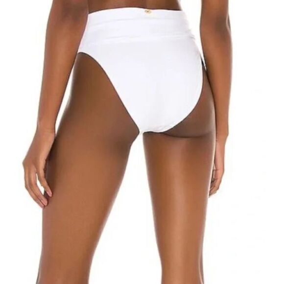 New. Pilyq water lily high waist ring bikini bottom. Medium. Retails $80 - Picture 6 of 9